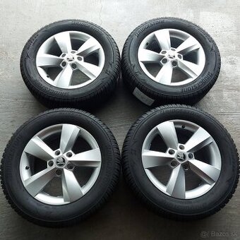 16"Elektróny originál Škoda Karoq 5x112 zimné