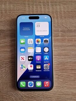Apple iPhone 15 128GB MODRY