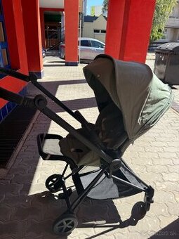 cybex mios 3.0+ seat matt black green+sedacka mios 3.0 seat