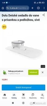 Detské sedadlo do vane