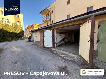 Garáž 18m² s elektrinou, Prešov - Čapajevova ulica