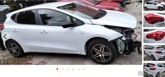 KIA CEED 1.4 2013 predám DVERE, ZRKADLO, MOTOR G4FA, PREVODO