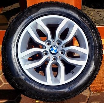 Alu R17 5x120 orig. BMW X3+X4 + zimné 225/60R17
