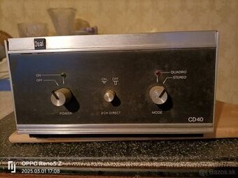 CD-4 kvadro demodulátor Dual CD 40