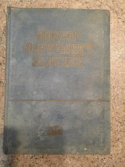 Kniha Slovník z roku 1960