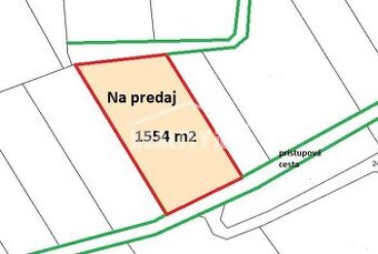 Znížená cena.Na predaj rekreačný pozemok 1554 m2 Horné Srnie