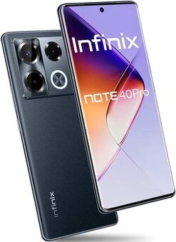 Predám Infinix Note 40 PRO 12 GB/256 GB Obsidian Black