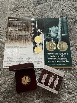 100 Euro Fujara 2021 + pamätný list
