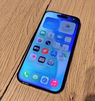 iPhone 15 pro 128GB modrý titan