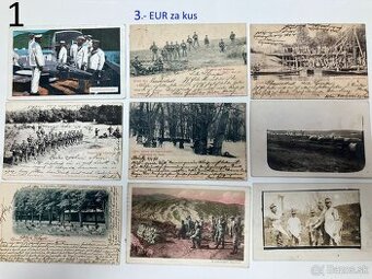 Vojenské fotografie celá zbierka z 1. svetovej vojny