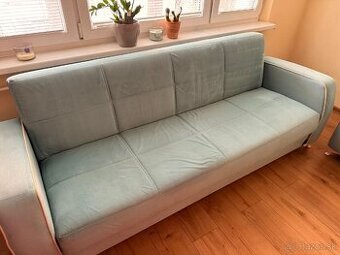 Tyrkysová sedacia súprava 3+2+1