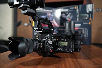 Profesionálna kamera Blackmagic + príslušestvo + objektívy