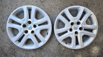 Originálne OPEL puklice, vidno šróby, 16"