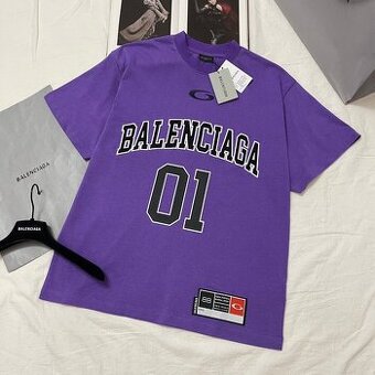Balenciaga purple tee