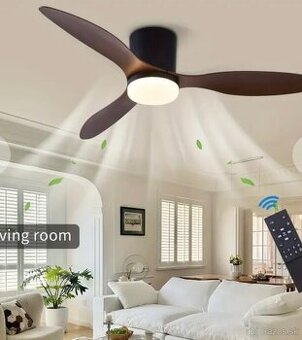 Predám stropný ventilátor s led osvetlením