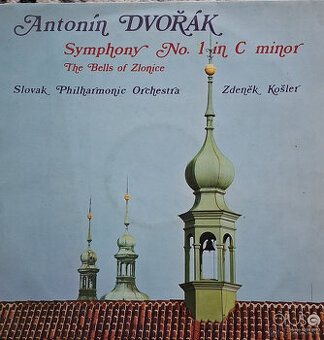 Retro gramofónová LP platňa Antonín Dvořák