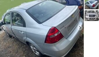 Chevrolet Aveo 1.4 2009 predám MOTOR F14D3, DVERE, kapota, n