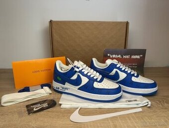 Nike Air Force 1 Low Louis Vuitton Virgil Abloh White Royal