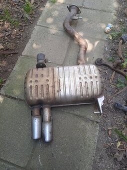 BMW 3 E90 E91 N52 originál tlmič výfuku  753431