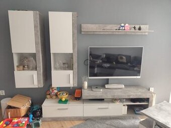 Predám obývaciu stenu v dekore betón