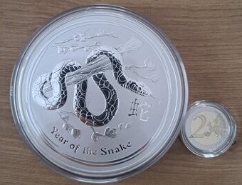 Australia Lunar Had 10oz 2013 investicne striebro