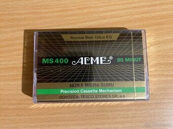 Prázdna Mc kazeta značky Alme (zabalená)
