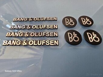 BANG & OLUFSEN  NÁLEPKY HLINNÍKOVÉ SADA 10Ks