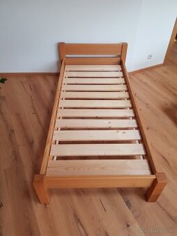 Posteľ z dubového dreva 90x200