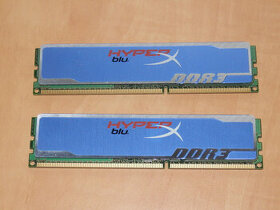 Pamäť Kingston HyperX Blu 4 GB (2x 2GB) DDR3 1600 MHz CL9