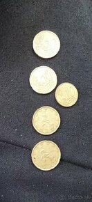 Predám tieto mince 0,20€a 0,10€
