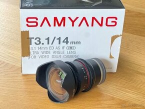 Samyang 14 mm T3.1 ED AS IF UMC pre Sony E - 1