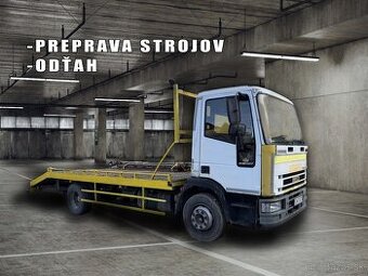 Preprava strojov + odtahovka