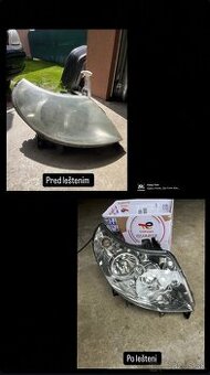 Leštenie svetiel na vozidlách