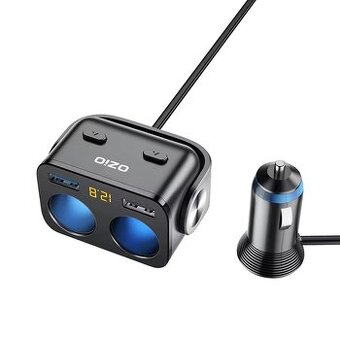 Autonabíjačka s USB zásuvkou, rozbočovač cigaretového jacku