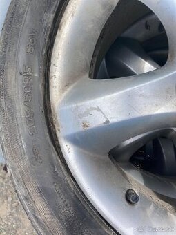 Škoda Alu-disky s pneu 205/50R15 letné
