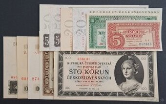 Bankovky - Republika Československá (1945-1953)