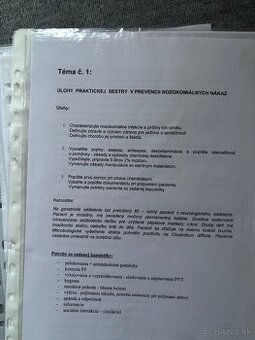 Komplet maturitné témy - praktická sestra SZŠ