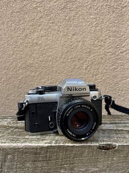 Nikon Fa + Nikon lens 50mm 1.8 + Nikon lens 28mm 2.8