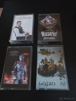 Predám MC kazety-Lojzo,Jackson,Mercury