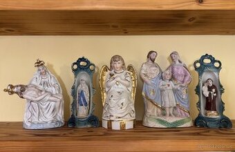 Porcelánové sväté sošky Žacler