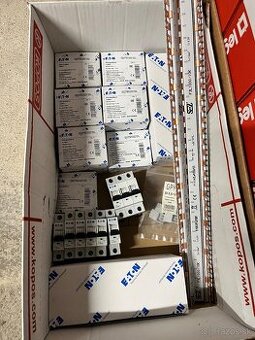 EATON, prúdové chrániče, ističe, rozvádzače, elektromaterial