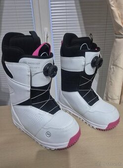Topánky na snowboard Nidecker Cascade W  white