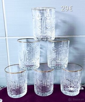 Krištáľ - vázy, poháre, misa