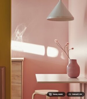 Skladací/sklápací  stolík IKEA NORBERG biely, 74 x 60 cm