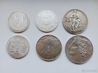 Predám strieborné mince
