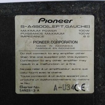 Pioneer 2x 100 Watt
