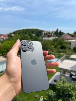iPhone 15 PRO MAX 256GB BLACK V ZÁRUKE - TOP STAV NOVÉHO