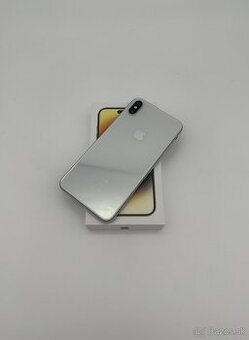 iPhone XS Max 64GB Silver (100% Batéria) + DARČEK