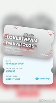 Lístky na lovestream