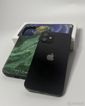 iPhone 12 Black 128 GB + štýlový kryt Burga ZADARMO